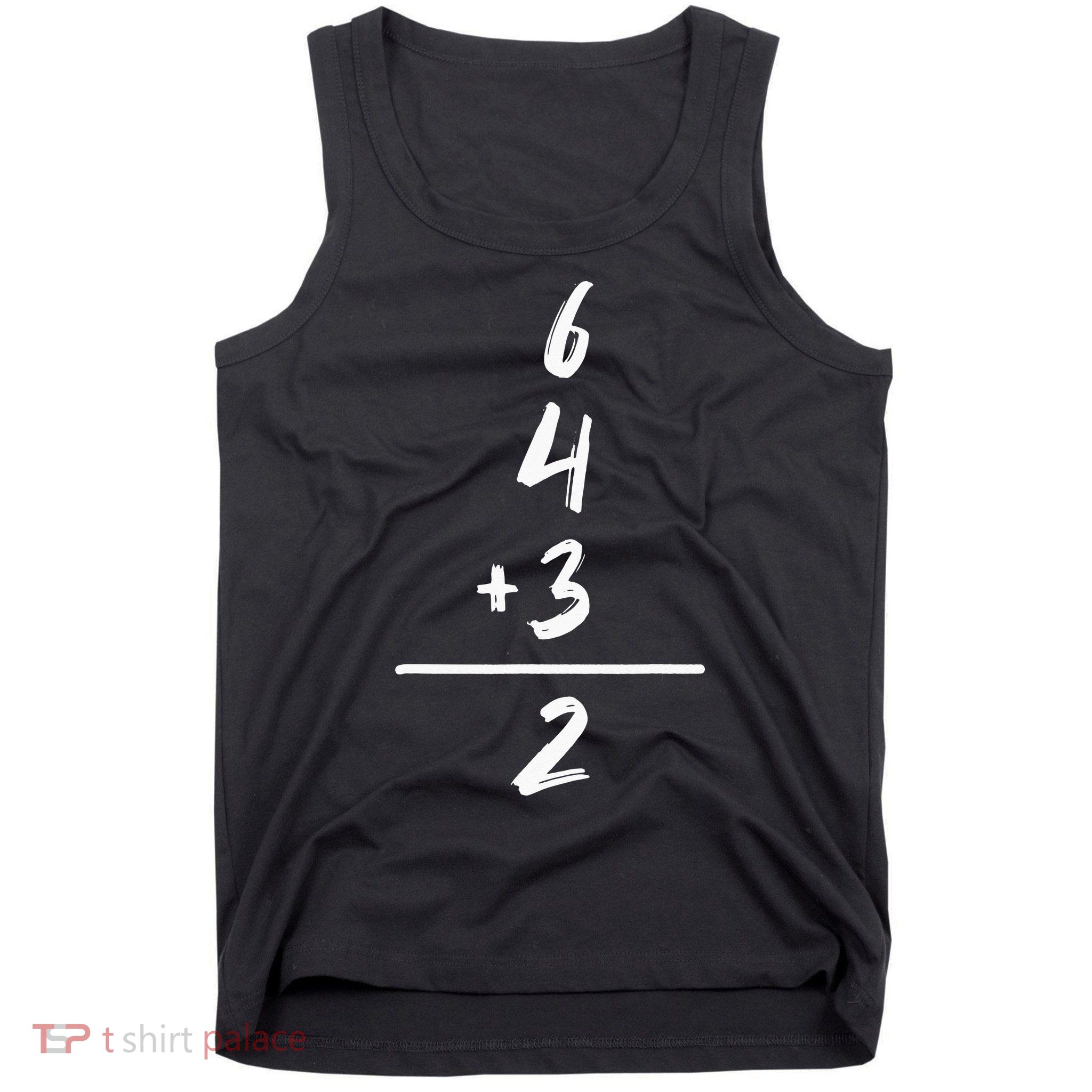 Inspired Math 6 4 3 2 Double Play Softball Baseball Tank Top