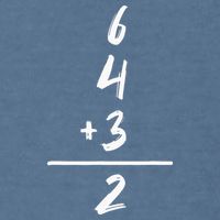 Inspired Math 6 4 3 2 Double Play Softball Baseball Garment-Dyed Sweatshirt