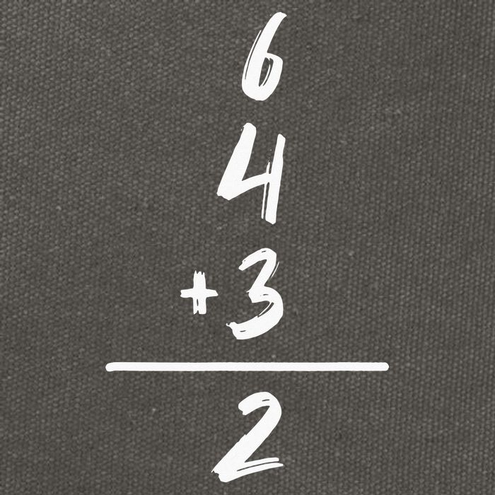 Inspired Math 6 4 3 2 Double Play Softball Baseball Cotton Canvas Backpack