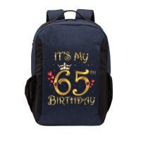 It's My 65th Birthday, 65 Years Old, 65th Birthday Queen Vector Backpack