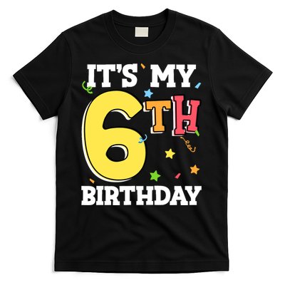 ItS My 6th Birthday 6 Six Happy Birthday Boy Or Girl T-Shirt