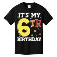 ItS My 6th Birthday 6 Six Happy Birthday Boy Or Girl Kids T-Shirt