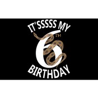 Its My 6th Birthday 6 Years Old Snake Boy And Girl Party Bumper Sticker