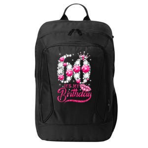 It's My 60th Birthday Cute Gift Queen 60 Years Old Shoes Crown Diamond Gift City Backpack