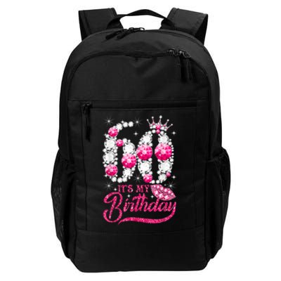 It's My 60th Birthday Cute Gift Queen 60 Years Old Shoes Crown Diamond Gift Daily Commute Backpack