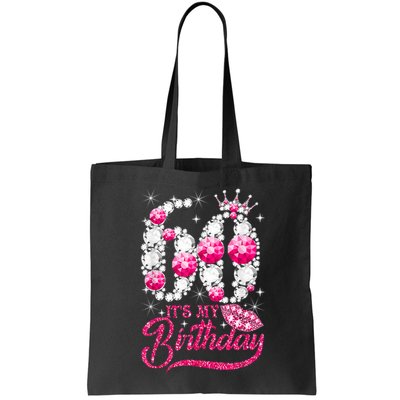 It's My 60th Birthday Cute Gift Queen 60 Years Old Shoes Crown Diamond Gift Bag