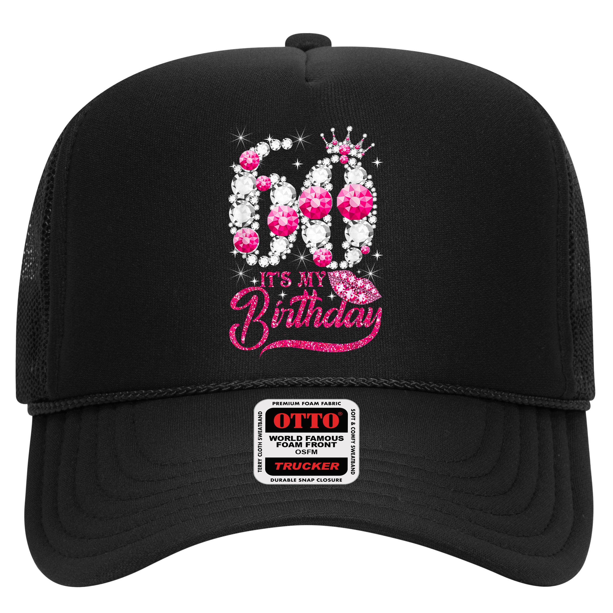 It's My 60th Birthday Cute Gift Queen 60 Years Old Shoes Crown Diamond Gift Hat