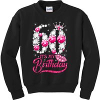 It's My 60th Birthday Cute Gift Queen 60 Years Old Shoes Crown Diamond Gift Kids Sweatshirt