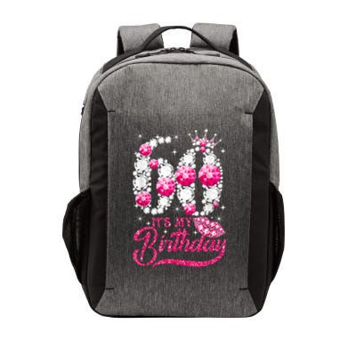 It's My 60th Birthday Cute Gift Queen 60 Years Old Shoes Crown Diamond Gift Vector Backpack