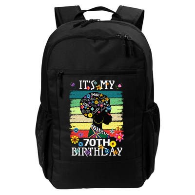 Its My 70 Year Old African American Black Women 70th Backpack