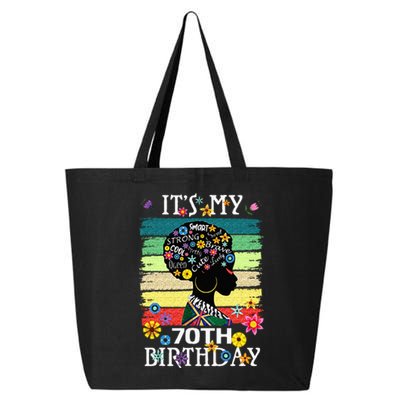 Its My 70 Year Old African American Black Women 70th 25L Jumbo Tote