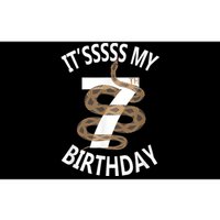 Its My 7th Birthday 7 Years Old Snake Boy And Girl Party Bumper Sticker