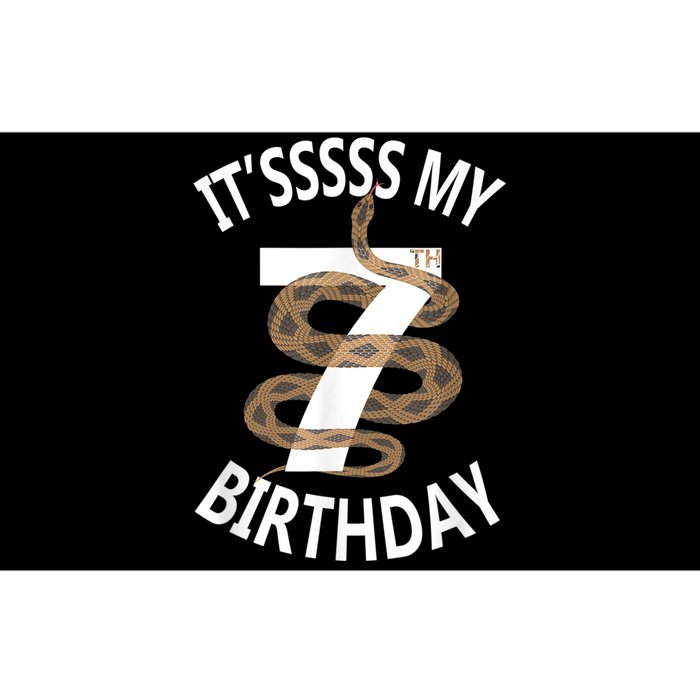 Its My 7th Birthday 7 Years Old Snake Boy And Girl Party Bumper Sticker