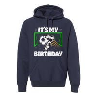 ItS My 7th Birthday Boy Soccer Football 7 Years Old Premium Hoodie