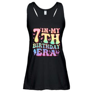 In My 7th Birthday Era Seven Bday 7 Year Old Birthday Girl Ladies Essential Flowy Tank