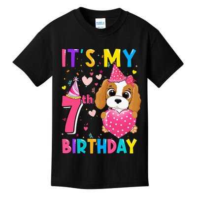 It's My 7th Birthday Funny Dog Birthday 2015 Year Old Kids T-Shirt