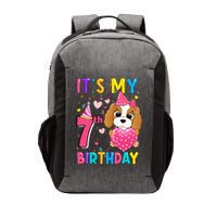 It's My 7th Birthday Funny Dog Birthday 2015 Year Old Vector Backpack