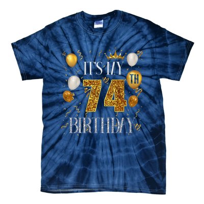 Its My 74th Birthday Happy 1949 Birthday For Women Tie-Dye T-Shirt