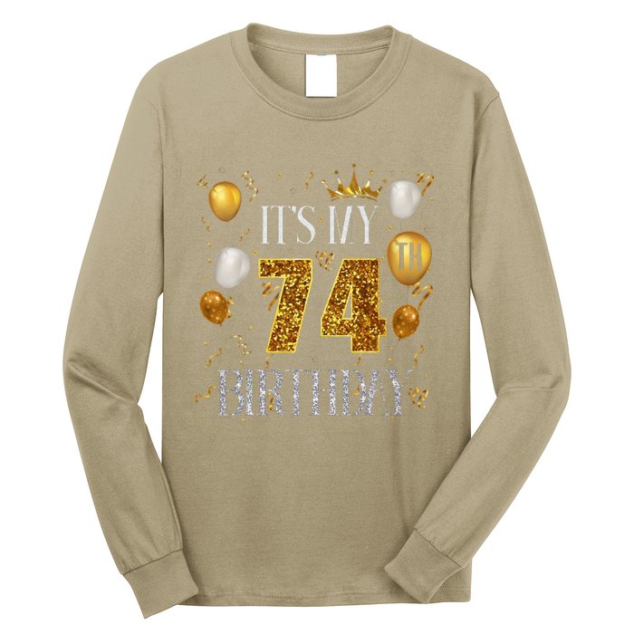 Its My 74th Birthday Happy 1949 Birthday For Women Long Sleeve Shirt