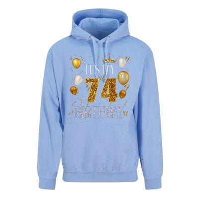 Its My 74th Birthday Happy 1949 Birthday For Women Unisex Surf Hoodie