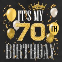It's My 70th Birthday Cool 70 Years Old Birthday Party Cool Comfort Performance Bucket Hat