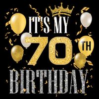 It's My 70th Birthday Cool 70 Years Old Birthday Party Impact Tech Backpack