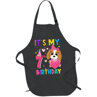 Its My 7th Birthday Funny Dog Birthday Year Old Apron
