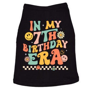 In My 7th Birthday Era Kids 7 Years Old Birthday Boy Girl Doggie Tank