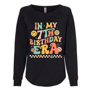 In My 7th Birthday Era Kids 7 Years Old Birthday Boy Girl Womens California Wash Sweatshirt