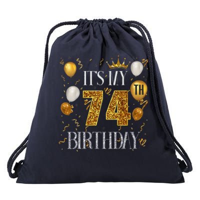 Its My 74th Birthday Happy 1949 Birthday Tee For Drawstring Bag