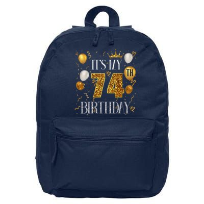 Its My 74th Birthday Happy 1949 Birthday Tee For 16 in Basic Backpack