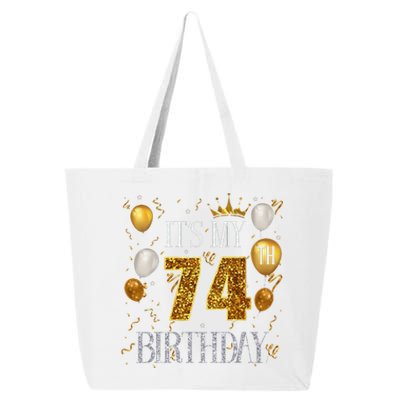 Its My 74th Birthday Happy 1949 Birthday Tee For 25L Jumbo Tote