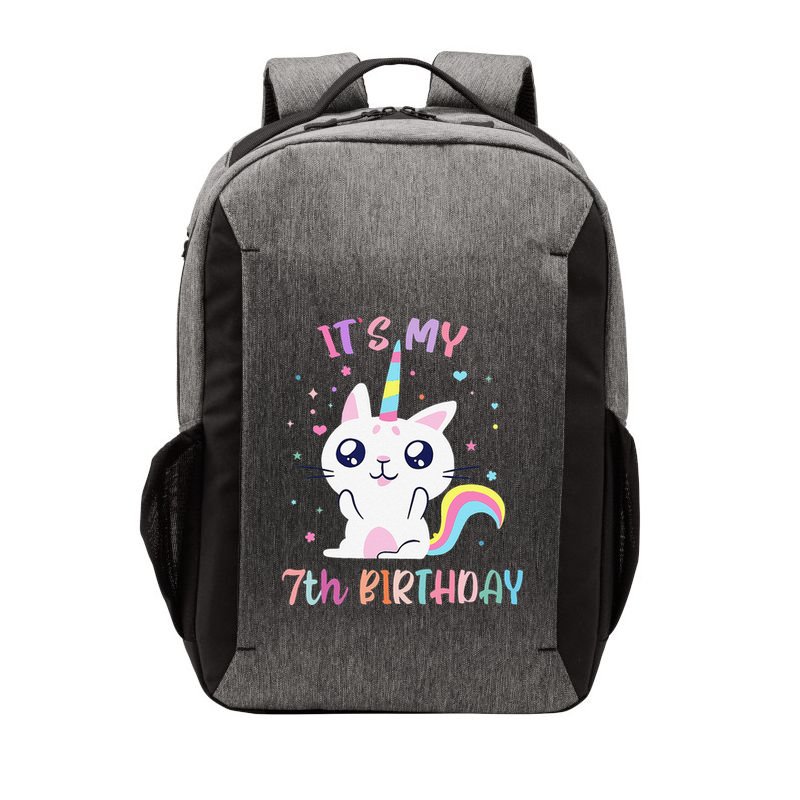 Its My 7 Birthday Caticorn Outfits For Cute Vector Backpack