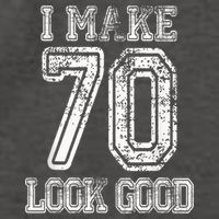 I Make 70 Look Good  70th Birthday Gift For  Wo Vector Backpack