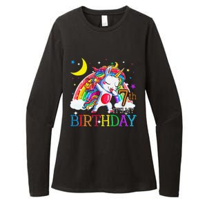 It's My 7th Birthday Unicorn 7 Year Olds Outfit Womens CVC Long Sleeve Shirt