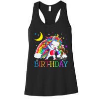 It's My 7th Birthday Unicorn 7 Year Olds Outfit Women's Racerback Tank