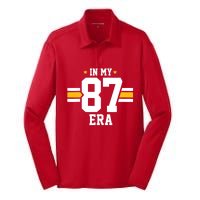 In My 87 Era Funny Football Boyfriend Lovers Couple Matching Silk Touch Performance Long Sleeve Polo