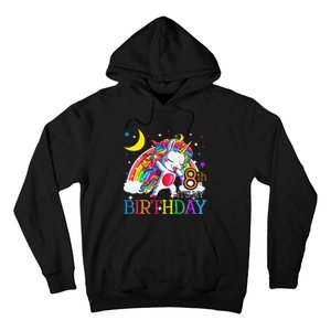 It's My 8th Birthday Unicorn 8 Year Olds Outfit Hoodie