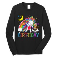 It's My 8th Birthday Unicorn 8 Year Olds Outfit Long Sleeve Shirt