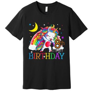 It's My 8th Birthday Unicorn 8 Year Olds Outfit Premium T-Shirt