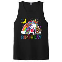 It's My 8th Birthday Unicorn 8 Year Olds Outfit PosiCharge Competitor Tank