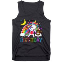 It's My 8th Birthday Unicorn 8 Year Olds Outfit Tank Top