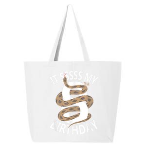 Its My 8th Birthday 8 Years Old Snake Boy And Girl Party 25L Jumbo Tote