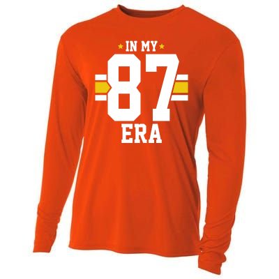 In My 87 Era Funny Football Boyfriend Cooling Performance Long Sleeve Crew