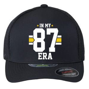 In My 87 Era Funny Football Boyfriend Flexfit Unipanel Trucker Cap