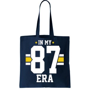 In My 87 Era Funny Football Boyfriend Tote Bag