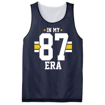 In My 87 Era Funny Football Boyfriend Mesh Reversible Basketball Jersey Tank