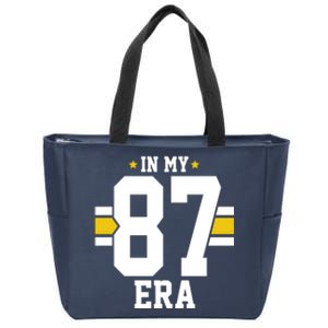 In My 87 Era Funny Football Boyfriend Zip Tote Bag