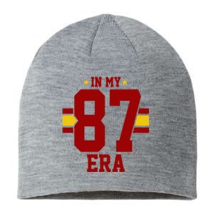 In My 87 Era Funny Football Boyfriend Sustainable Beanie