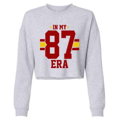 In My 87 Era Funny Football Boyfriend Cropped Pullover Crew